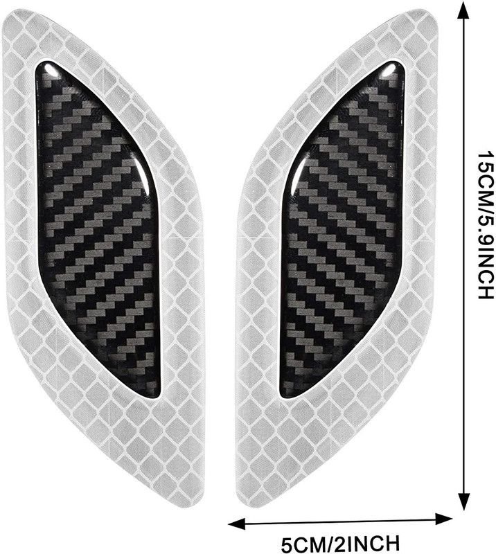 ANSH BEAUTY white Car High Intensity Reflective Stickers 5 mm x 5 m White Reflective Tape  (Pack of 1)