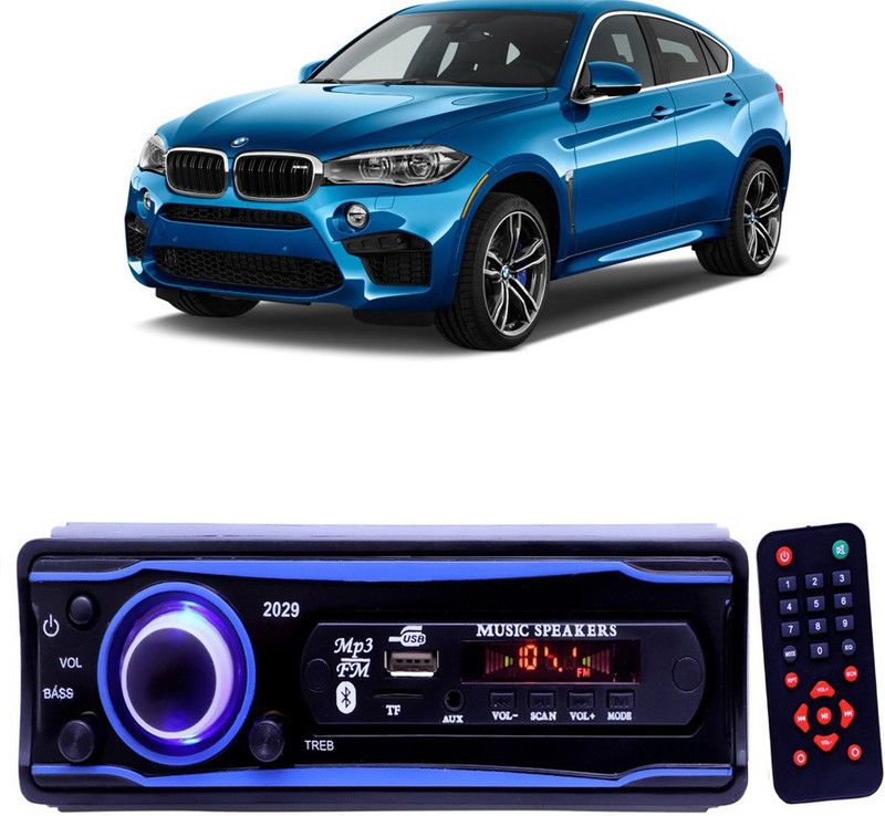 YUNEIK Blue 2029 USB/AUX/SD/BLUETOOTH/FM/MP3 BOOM MASTER STANDARD- Y 78 Car Stereo  (Single Din)