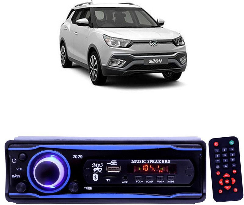 YUNEIK Blue Stereo-999 BLUETOOTH/USB/SD/AUX/FM/MP3 (BLUE & Black)Y-274 Car Stereo  (Single Din)
