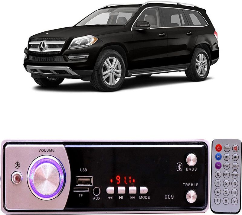 EverLand Silver009 BLUETOOTH/USB/SD/AUX/FM/MP3 Car Stereo ( Single Din) E-389 Car Stereo  (Single Din)
