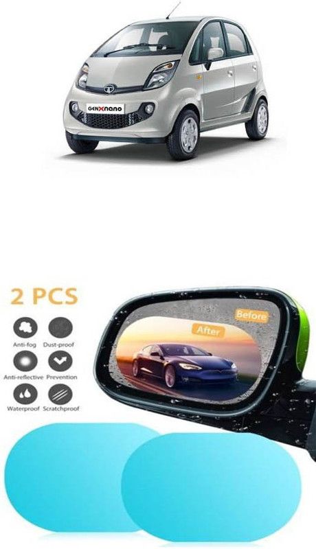 Accessorique Antifog_540 Car Mirror Rain Blocker  (White)