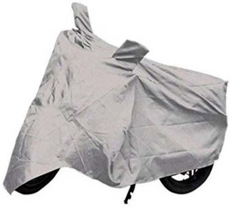 Worldlookenterprises Two Wheeler Cover for Bajaj  (Avenger 220 Street, Silver)