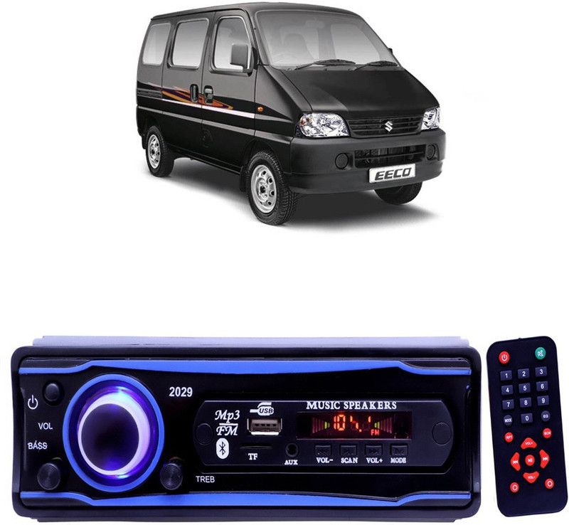 YUNEIK Blue 2029 USB/AUX/SD/BLUETOOTH/FM/MP3 BOOM MASTER STANDARD- Y 299 Car Stereo  (Single Din)