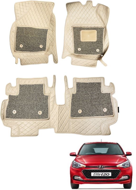 AUTYLE Leatherite 7D Mat For Hyundai Elite i20  (Beige)