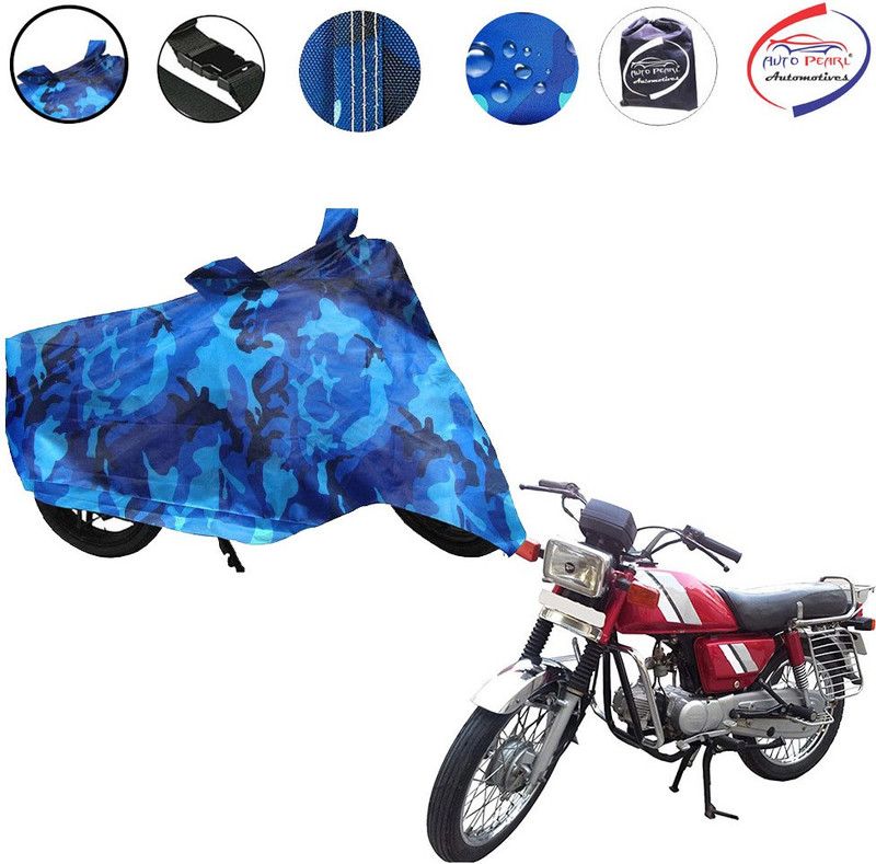 AUTO PEARL Waterproof Two Wheeler Cover for Hero  (SS, Blue)