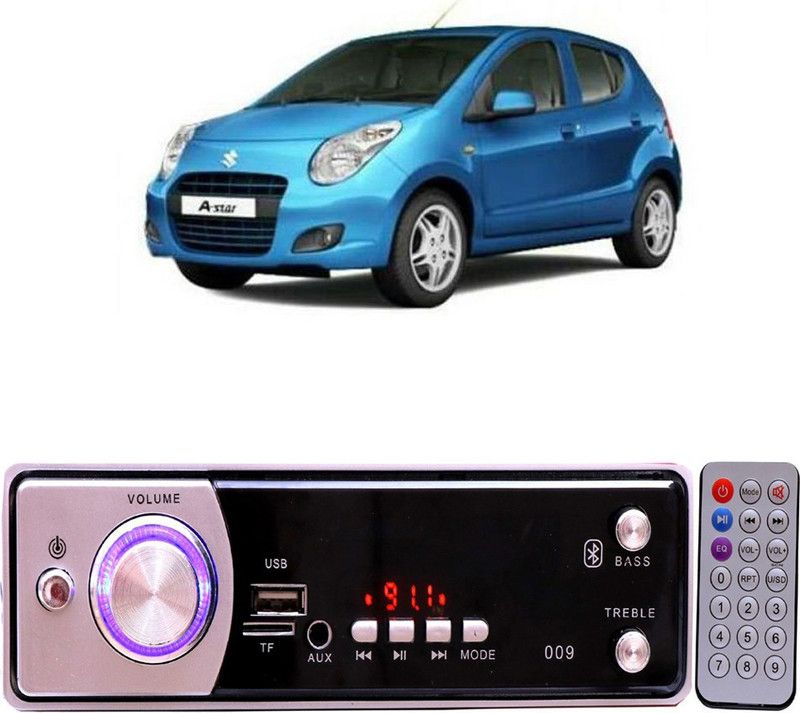 JBRIDERZ Silver009 BLUETOOTH/USB/SD/AUX/FM/MP3 Car Stereo ( Single Din) E-310 Car Stereo  (Single Din)
