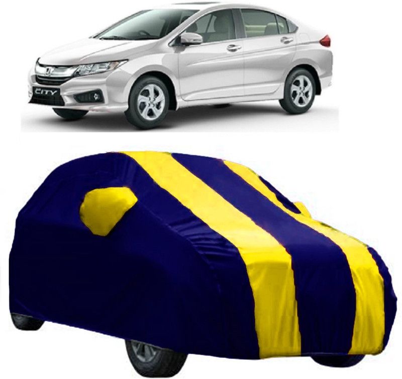 Elegance Car Cover For Honda City ZX (With Mirror Pockets)  (Yellow)