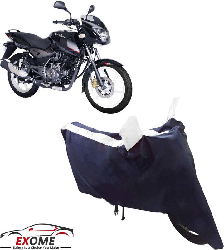 EXOME Two Wheeler Cover for Bajaj  (Pulsar 150, White)