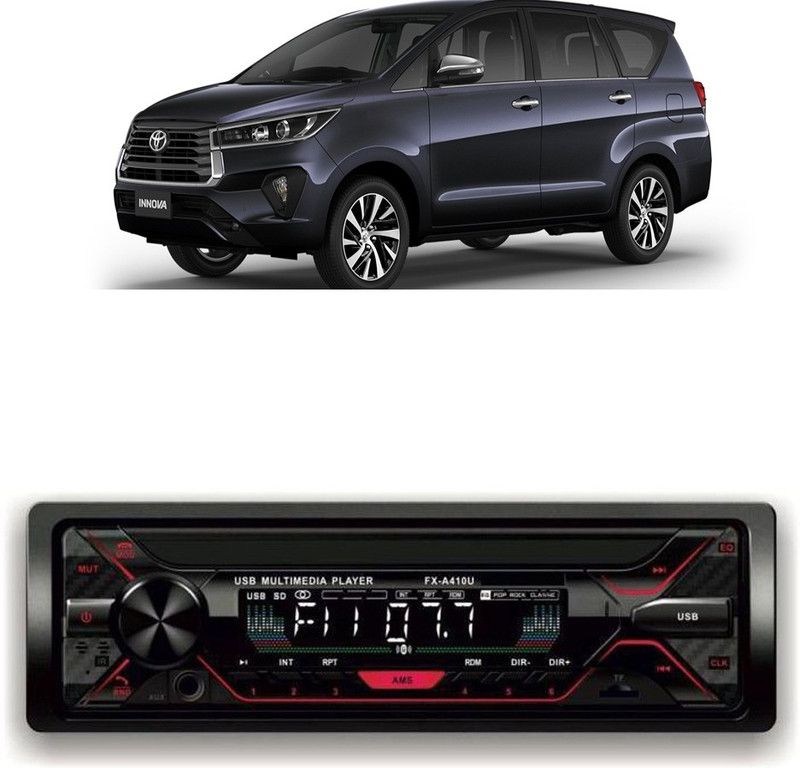Dvis Car Stereo FX- A100U Car Stereo with Bluetooth, USB, SD Card , Aux D-592 Car Stereo  (Single Din)