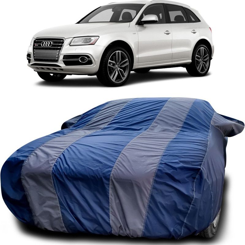 Ascension Car Cover For Audi SQ5 (With Mirror Pockets)  (Blue, Grey)