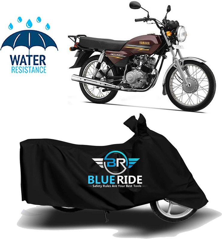 BLUERIDE Two Wheeler Cover for Yamaha  (Crux, Black)