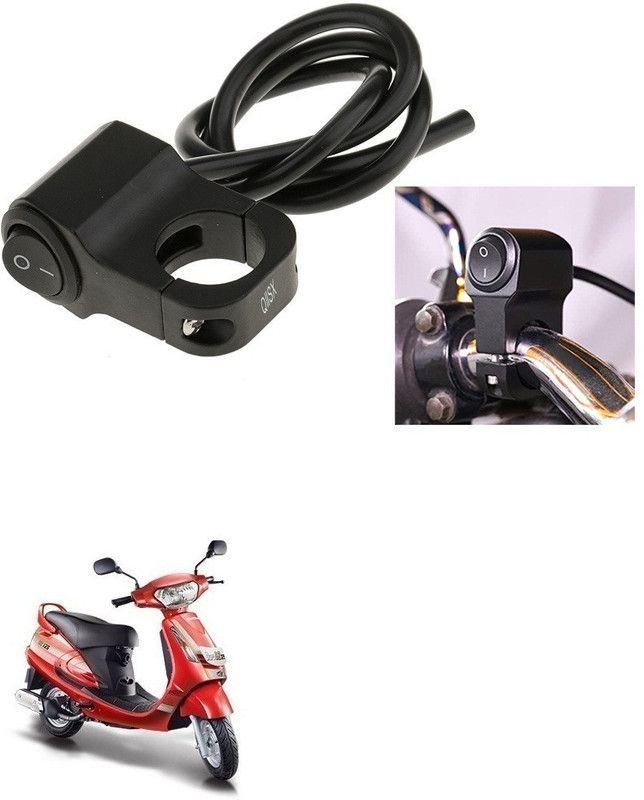 Qiisx CNC On/Off Motorcycle Handlebar Fitting Switch For Mahindra Duro DZ Handle Bar Grip For Mahindra Duro DZ  (Pack of 1)