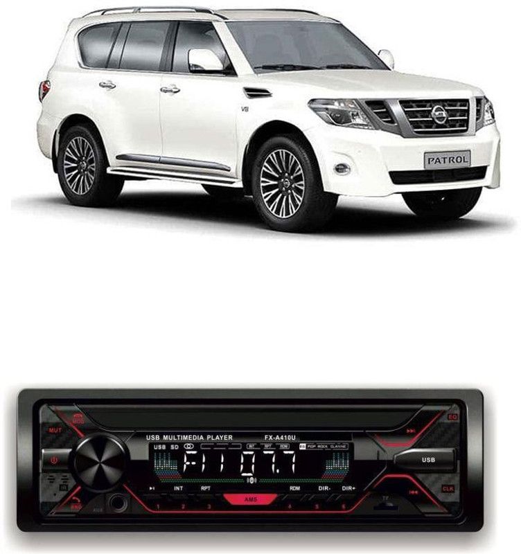 Genipap Car Stereo Sinle Din FX- A100U | car Music System | Car Stereo with Bluetooth, USB,SD Card , Aux 446 Car Stereo  (Single Din)