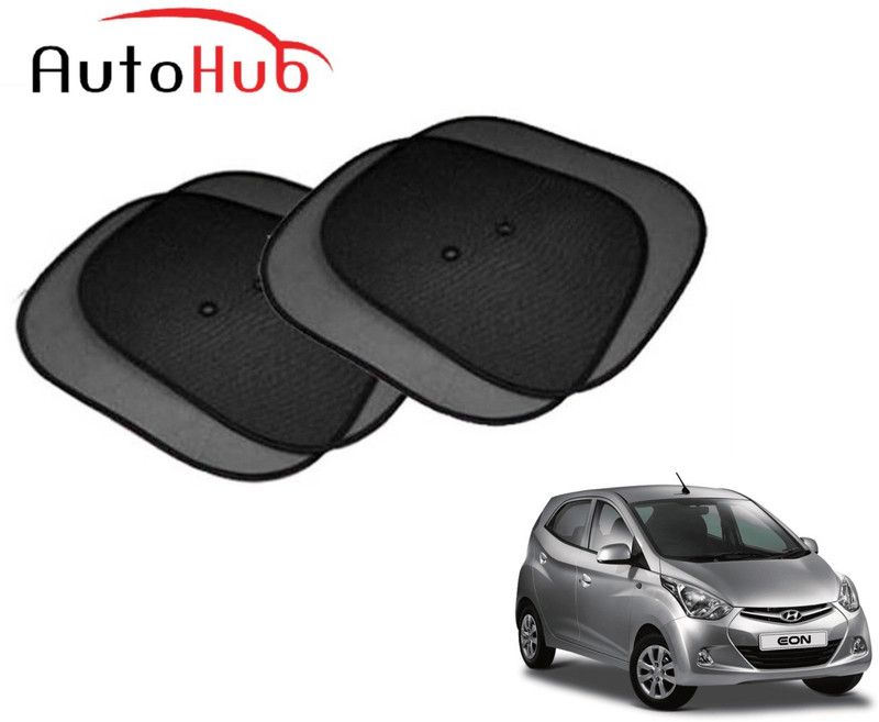 Auto Hub Side Window Sun Shade For Hyundai Eon  (Black)
