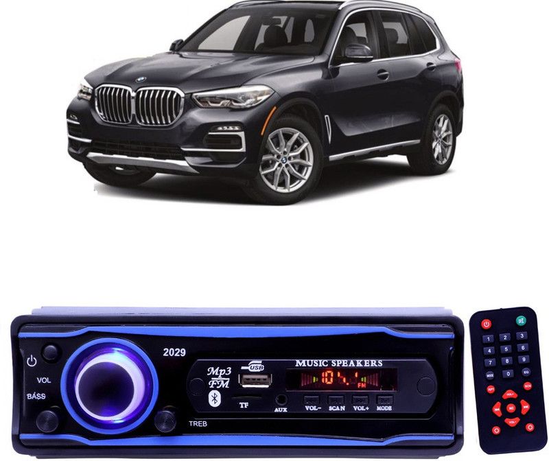 YUNEIK Blue Stereo-999 BLUETOOTH/USB/SD/AUX/FM/MP3 (BLUE & Black)Y-075 Car Stereo  (Single Din)
