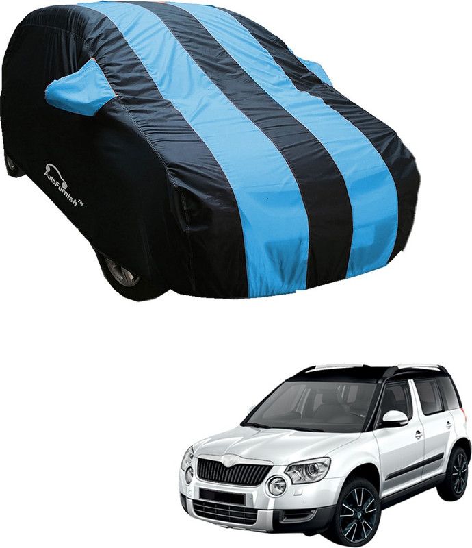 AutoFurnish Car Cover For Skoda Yeti (With Mirror Pockets)  (Blue)