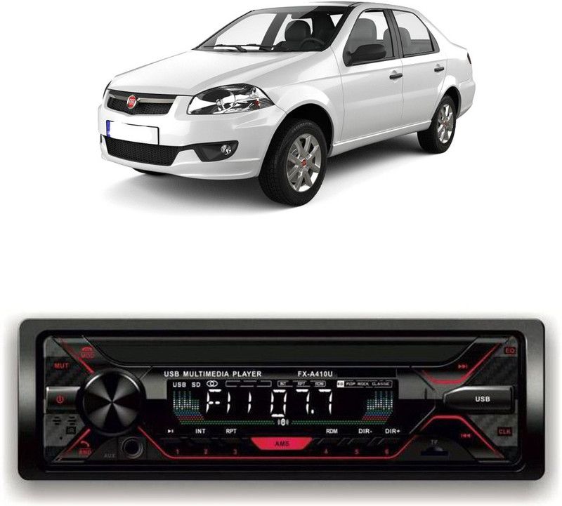 Bluedrum Car Stereo FX- A100U Car Stereo with Bluetooth, USB, SDCard , Aux B-119 Car Stereo  (Single Din)