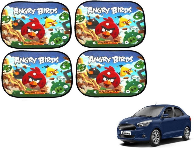 MOCKHE Side Window Sun Shade For Ford Aspire  (Multicolor)