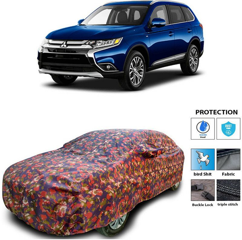 Ascension Car Cover For Mitsubishi Outlander (With Mirror Pockets)  (Multicolor)