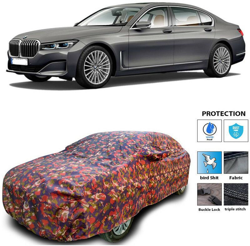 Ascension Car Cover For BMW 730d (With Mirror Pockets)  (Multicolor)