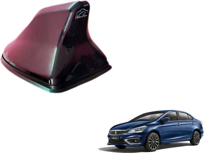 WolkomHome High performance Shark Fin Antenna Black color Car FM Radio Signal Aerials for --ciaz Sfin_Black_m Satellite Vehicle Antenna