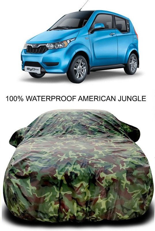 Furious3D Car Cover For Mahindra e2o (With Mirror Pockets)  (Multicolor)
