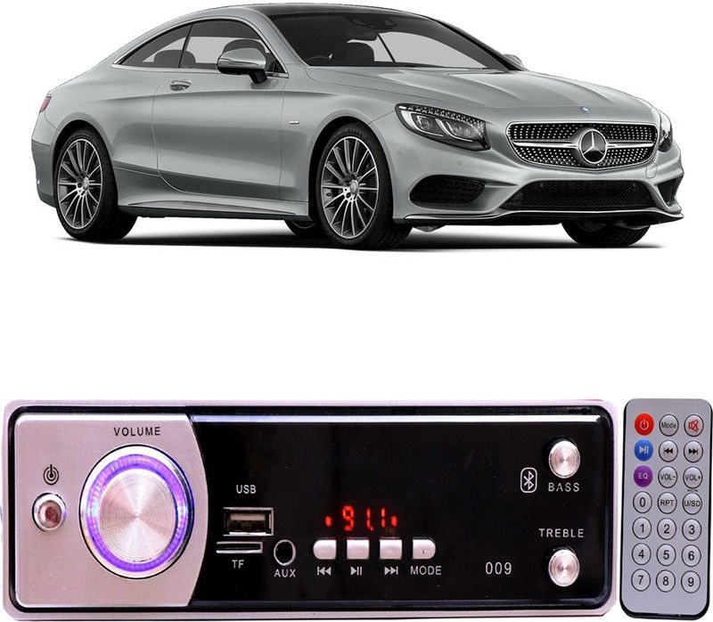 JBRIDERZ Silver009 BLUETOOTH/USB/SD/AUX/FM/MP3 Car Stereo ( Single Din) E-411 Car Stereo  (Single Din)