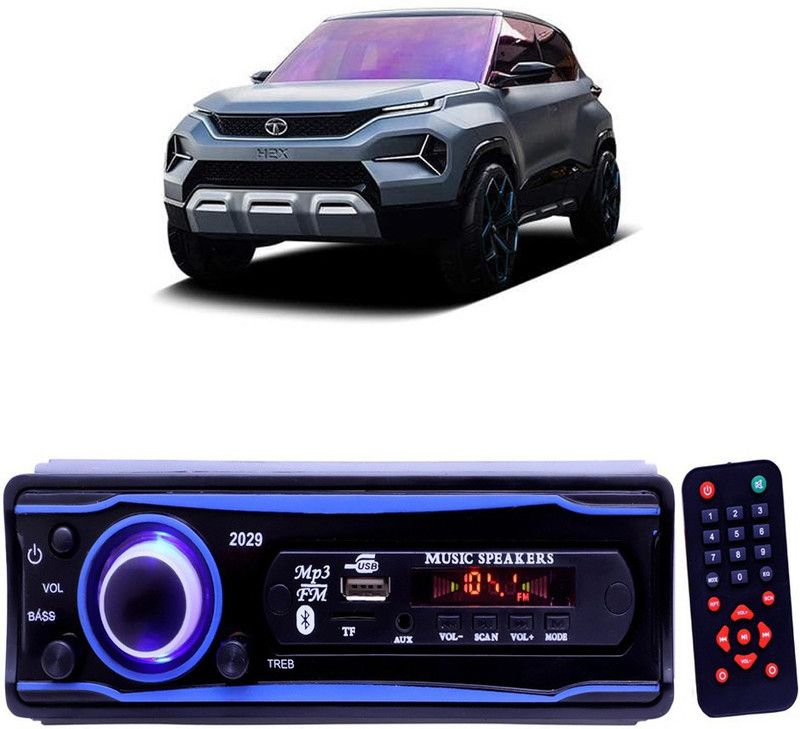 JBRIDERZ Blue 2029 USB/AUX/SD/BLUETOOTH/FM/MP3 BOOM MASTER STANDARD- B 515 Car Stereo  (Single Din)