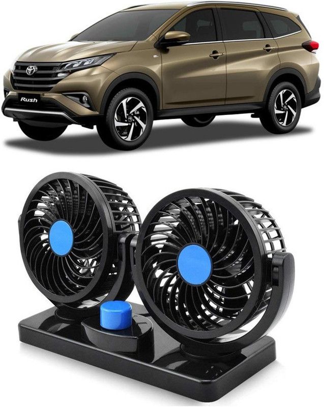 Amulite Car Fan 12V 360 Head 2 Speed Quiet Strong for All Vehicles-CF595 Car Interior Fan  (12 V)