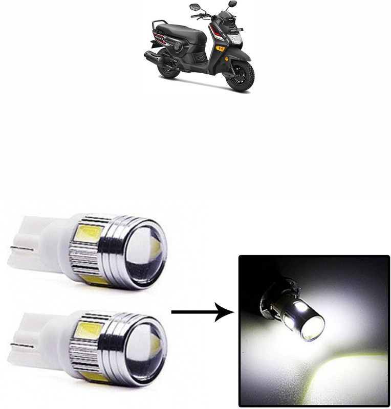 Vagary SOLID STRUCTUTE,STANDARD BASE SUPER BRIGHT PARKING/LICENSE PLATE LIGHT-153 Back Up Lamp Motorbike LED for Honda (12 V, 18 W)  (Universal For Bike, Pack of 2)