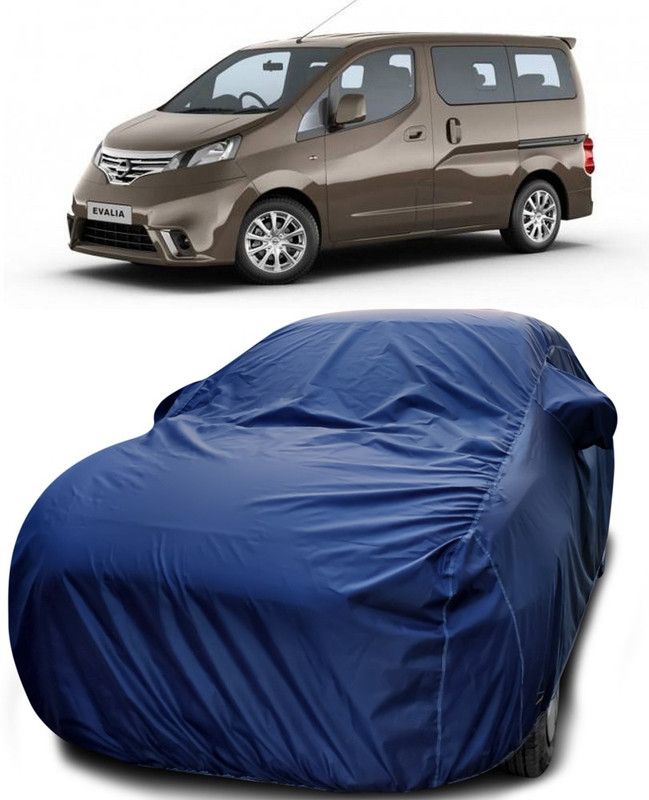 Dvis Car Cover For Nissan Evalia (With Mirror Pockets)  (Blue)