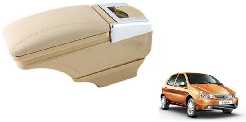 Auto Oprema Centre Car Armrest Beige Color Aar-150 Car Armrest  (Tata, Indica)