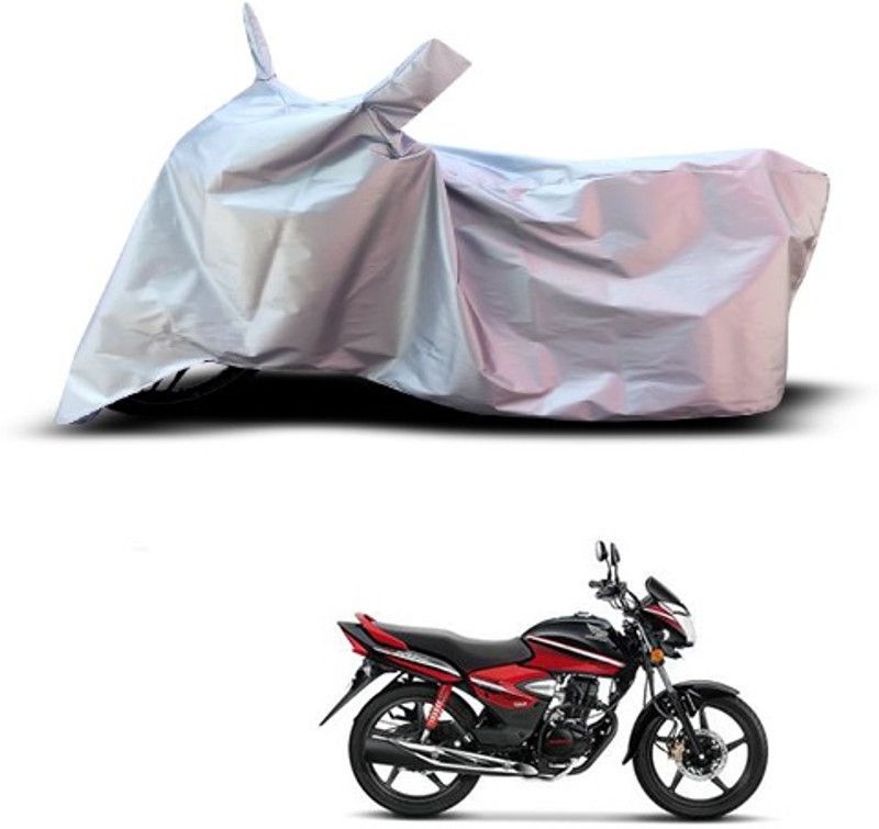 APNEK Waterproof Two Wheeler Cover for Honda  (CB Shine, Silver)