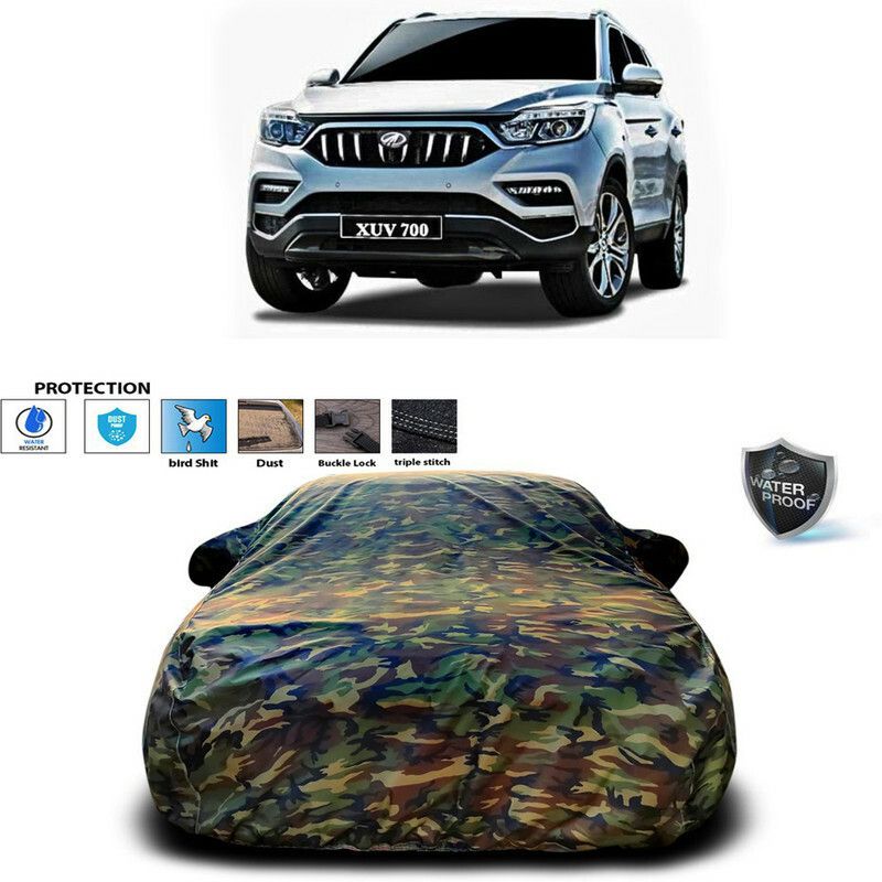 Ascension Car Cover For Mahindra XUV 700 (With Mirror Pockets)  (Multicolor)