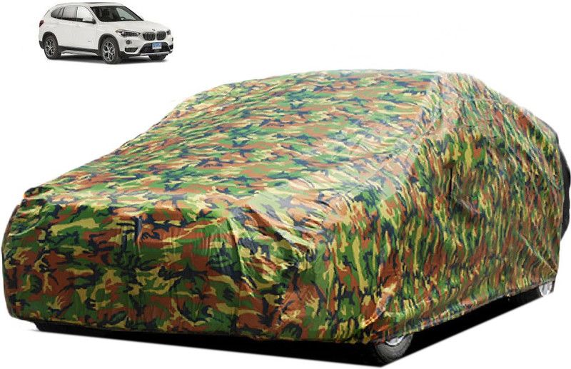 Kuchipudi Car Cover For BMW X1 (Without Mirror Pockets)  (Multicolor)