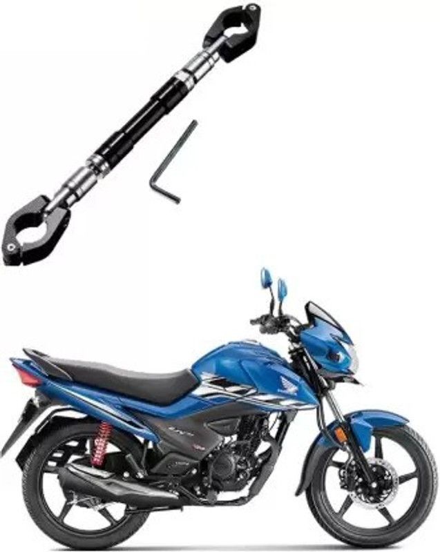 SRPHERE Hot Selling Adjustable Motorcycle Handlebar Cross For Universal Bike Clip-on Handle Bar  (Black)