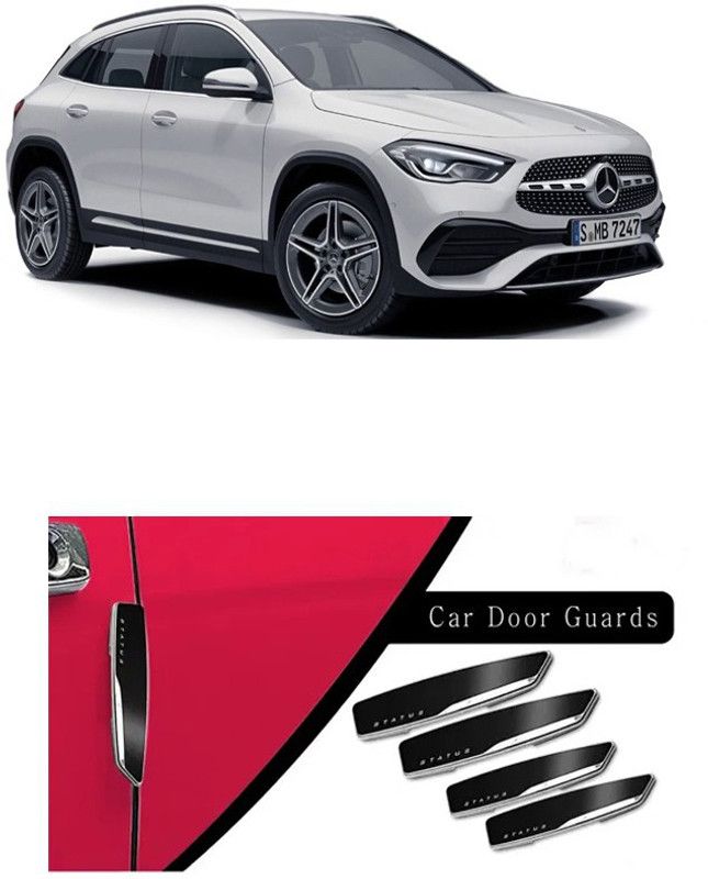 Etradezone Plastic Car Door Guard  (Black, Pack of 4, Mercedes Benz, Universal For Car)