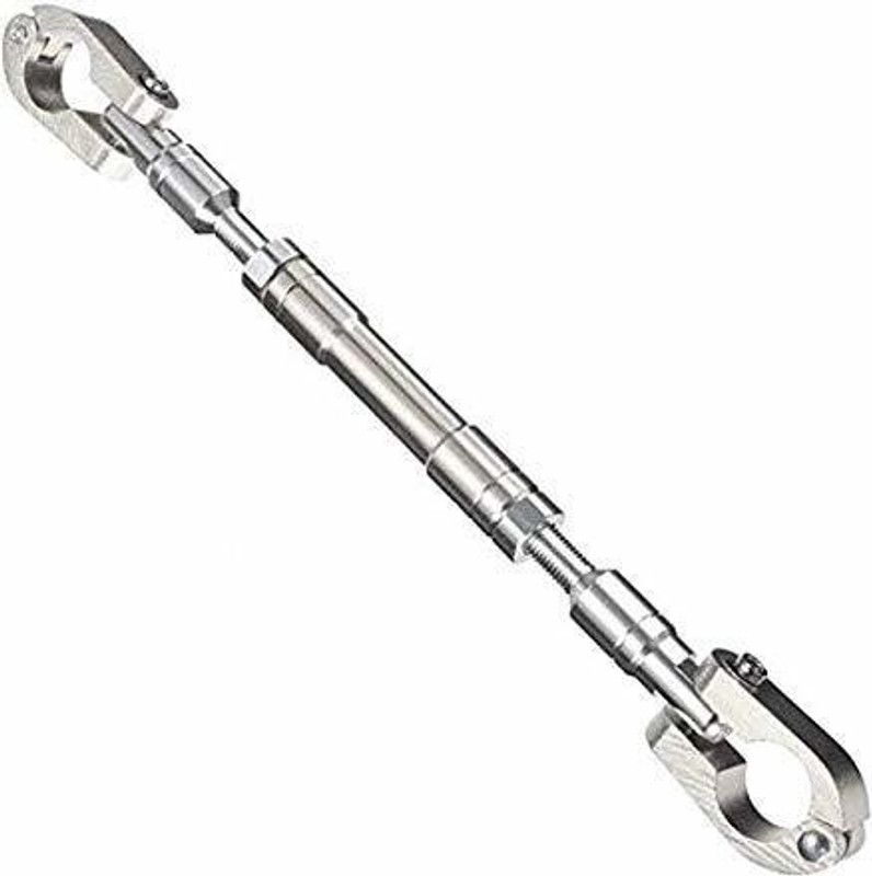 globe BIKE UNIVERSAL CHROME HANDLE BAR ROD FOR ALL BIKE’S Clip-on Handle Bar  (Steel)