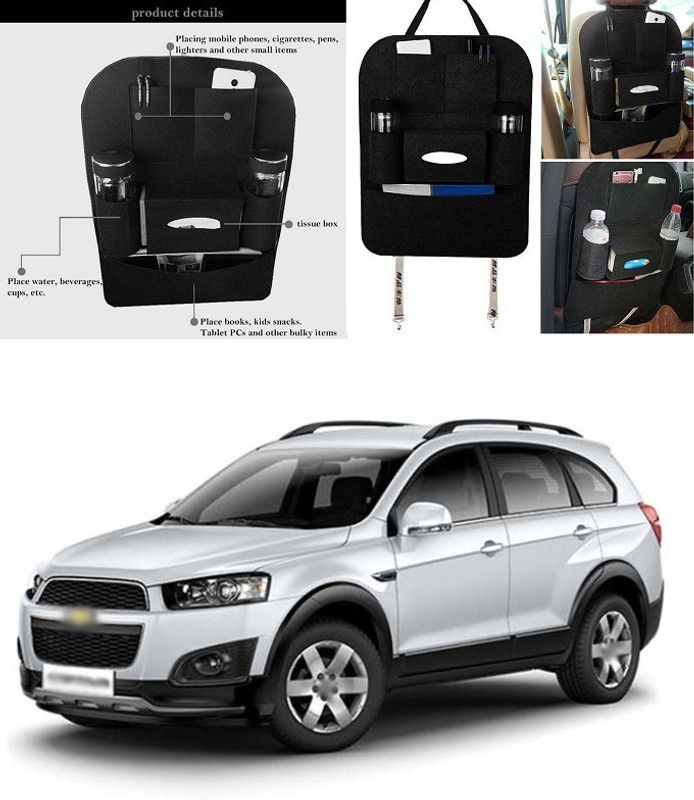 PRTEK Universal Car String Bag Car Seat Side Storage Net Bag Mesh Organizer 267 Car Storage Bag  (1 L)