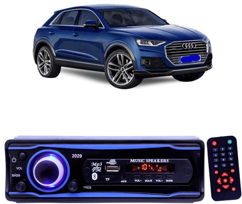 YUNEIK Blue Stereo-999 BLUETOOTH/USB/SD/AUX/FM/MP3 (BLUE & Black)Y-017 Car Stereo  (Single Din)