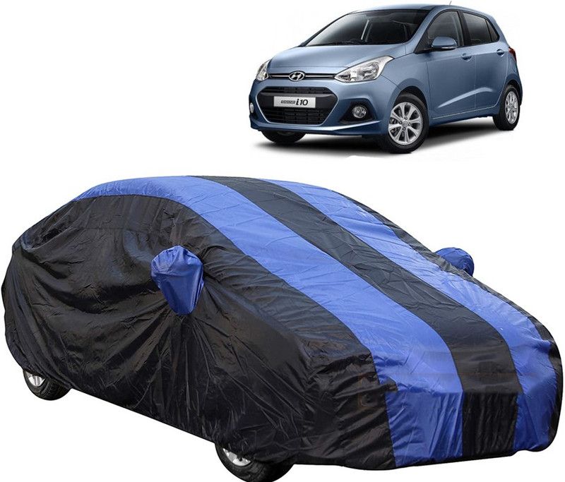 octavic Car Cover For Maruti Suzuki Grand i10 (With Mirror Pockets)  (Blue)
