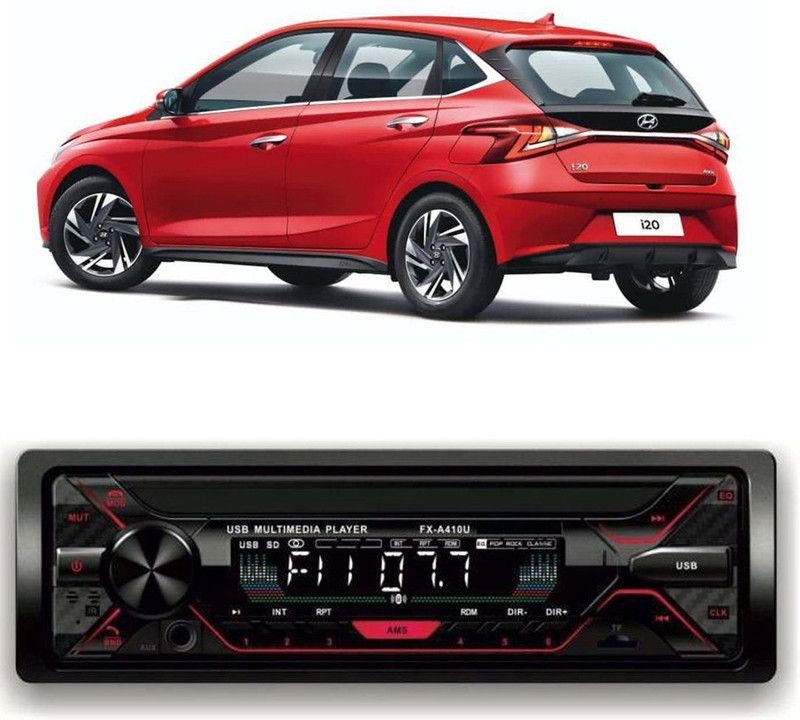 Genipap Car Stereo FX- A100U Car Stereo with Bluetooth, USB, SDCard , Aux G-179 Car Stereo  (Single Din)