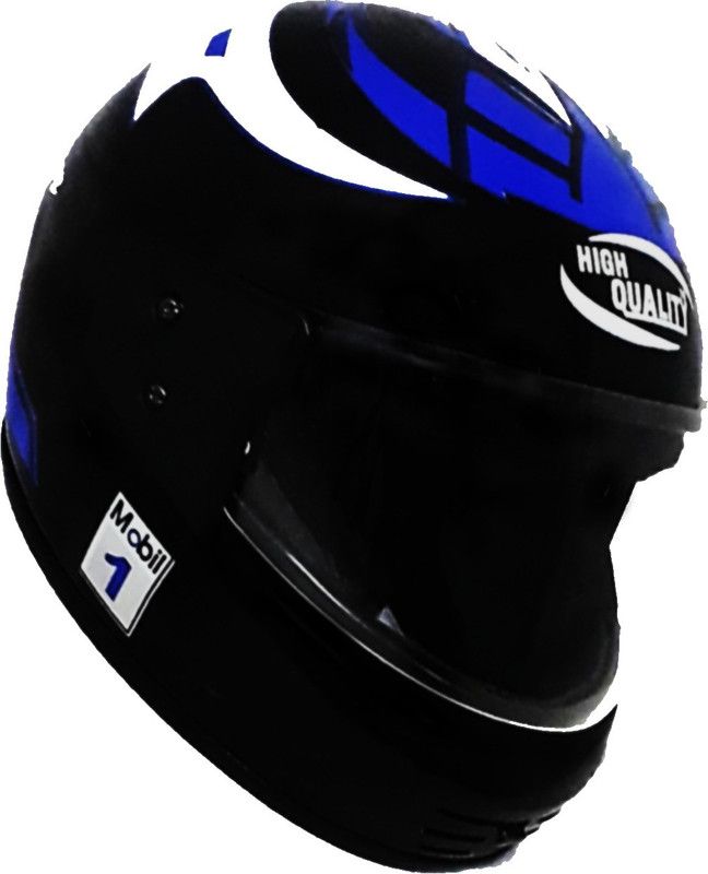 Likee good looking gtx full strong helmets Motorsports Helmet  (Black, Blue)