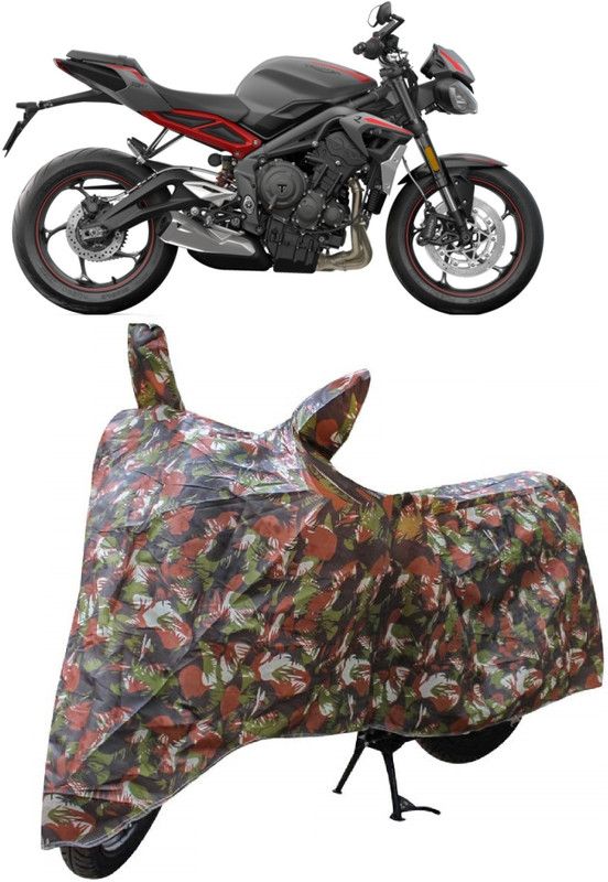 Autoprime Two Wheeler Cover for Triumph  (Street Triple RS BS6, Multicolor)