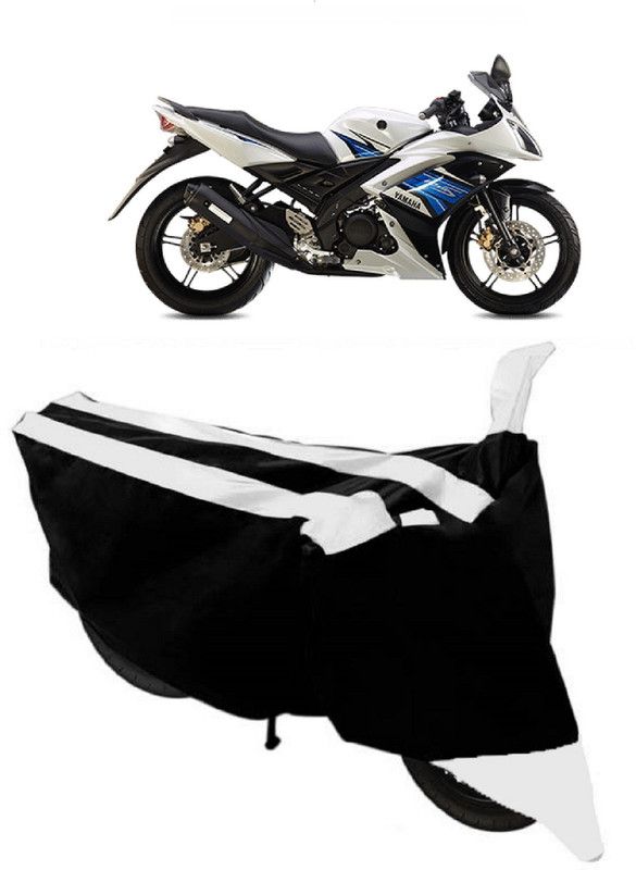 SHIVRAT Two Wheeler Cover for Bajaj  (Pulsar RS 200, Grey, Black)
