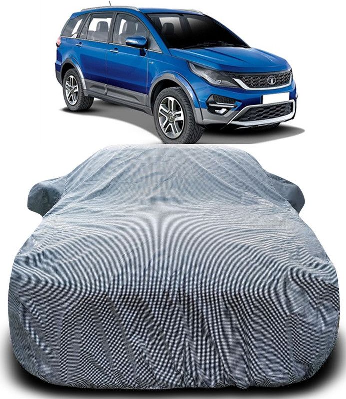ARN Car Cover For Tata Hexa (With Mirror Pockets)  (Black, White)