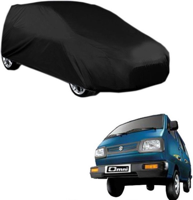 Gargi Traders Car Cover For Maruti Suzuki Omni (With Mirror Pockets)  (Black)