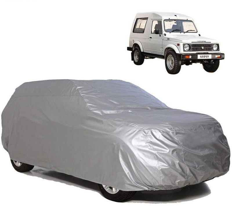 Riderscart Car Cover For Maruti Gypsy  (Silver)