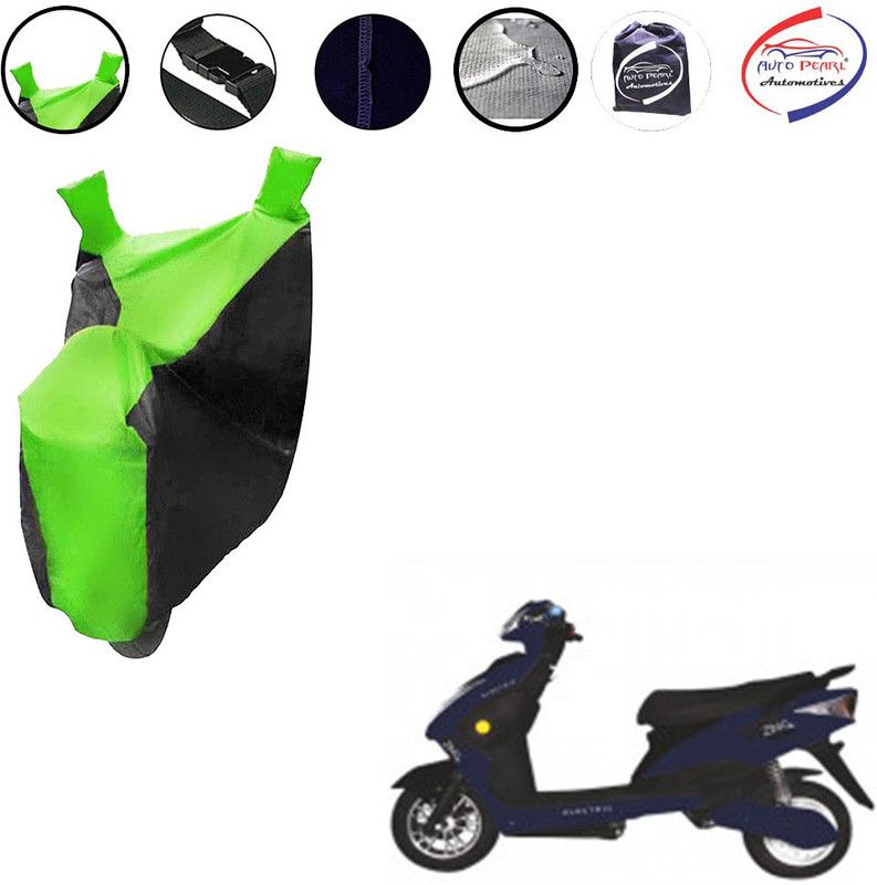 AUTO PEARL Waterproof Two Wheeler Cover for Kinetic  (Zing, Green, Black)