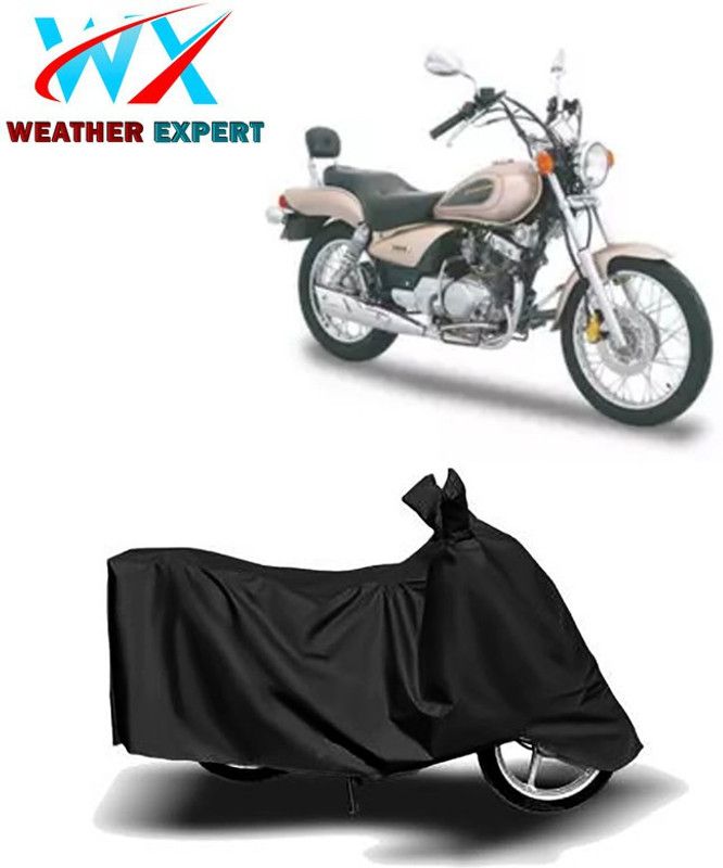 WEATHER EXPERT Waterproof Two Wheeler Cover for Yamaha  (Enticer, Black)